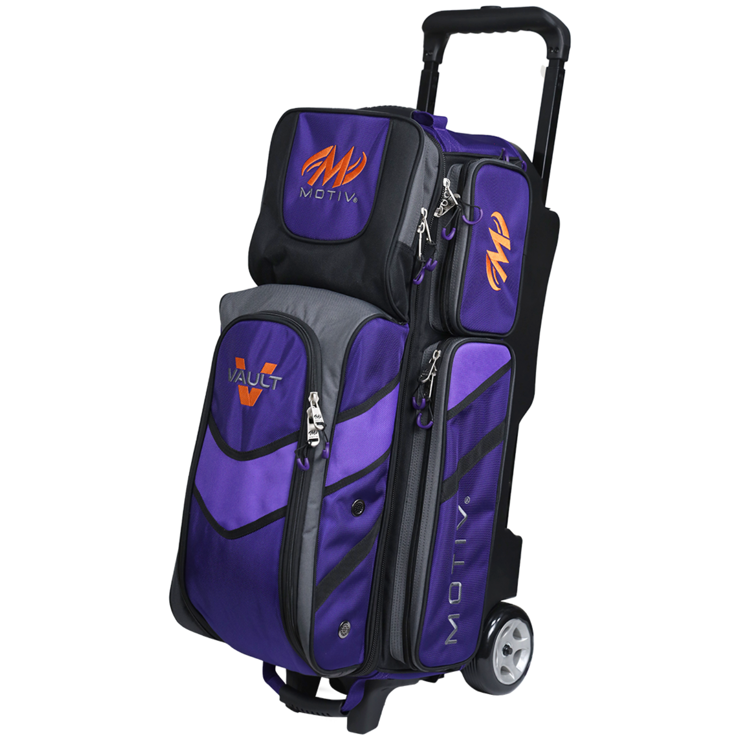 Motiv Vault Triple Roller Blue Bowling Bag