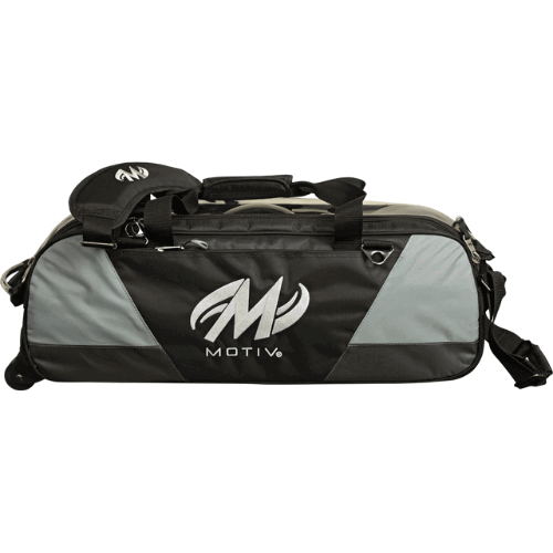 Motiv Ballistix 3 Ball Tote Covert Black Bowling Bag - BowlersParadise.com