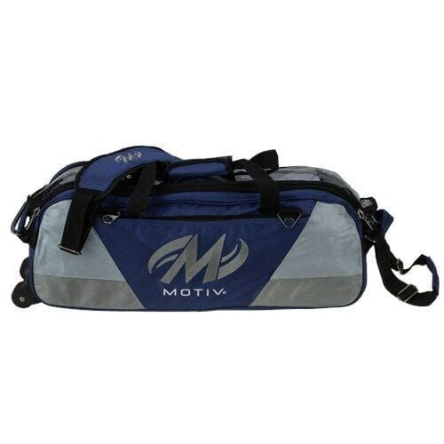 Motiv Ballistix 3 Ball Tote Navy Bowling Bag - BowlersParadise.com