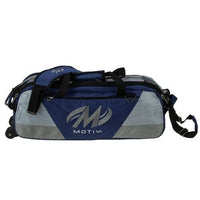 Motiv Ballistix 3 Ball Tote Navy Bowling Bag - BowlersParadise.com