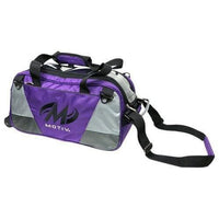 Motiv Ballistix Double Tote Purple Bowling Bag - BowlersParadise.com