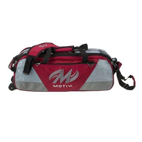 Motiv Ballistix Triple Tote Red Bowling Bag - BowlersParadise.com