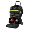 Motiv Vault 4 Ball Roller Grey Lime Bowling Bag - BowlersParadise.com