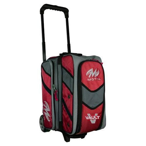 Motiv Vault Double Roller Red Bowling Bag - BowlersParadise.com