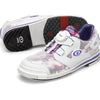 Dexter Womens SST 8 Power Frame BOA White Purple/Multi Right Hand or Left Hand - BowlersParadise.com