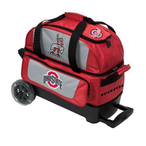 NCAA Ohio State Two Ball Roller Bowling Bag - BowlersParadise.com
