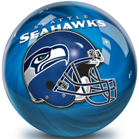 OnTheBallBowling NFL Helmet Swirl Seattle Seahawks Bowling Ball