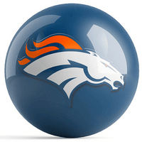NFL Team Logo Denver Broncos Bowling Ball
