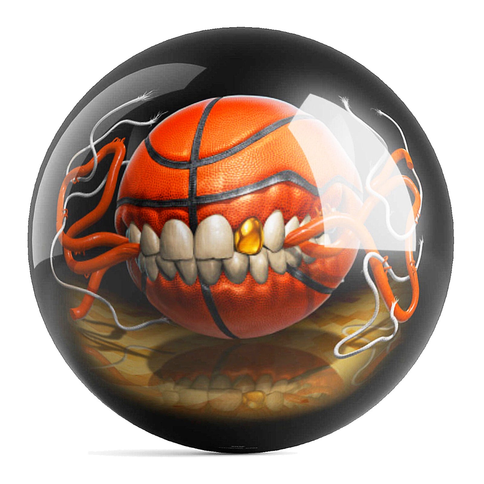 OnTheBallBowling Hoop Monster Ball Bowling Ball by Tom Wood