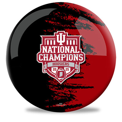 OnTheBallBowling 2025 National Champions Indiana Hoosiers Bowling Ball