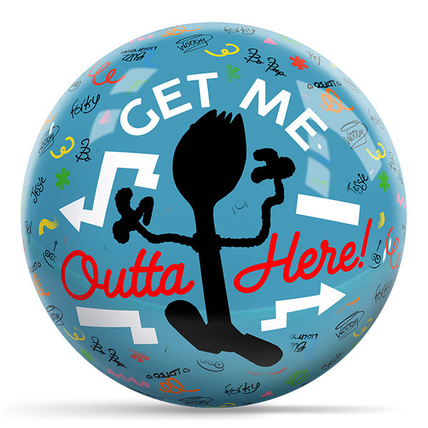 OnTheBallBowling Toy Story – Forky Bowling Ball