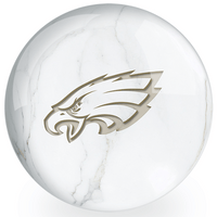 OnTheBallBowling NFL White Marble Philadelphia Eagles Bowling Ball