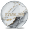 OnTheBallBowling NFL White Marble Philadelphia Eagles Bowling Ball
