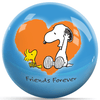 OnTheBallBowling Peanuts Friends Forever Bowling Ball – Snoopy & Charlie Brown