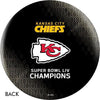 OnTheBallBowling 2020 Super Bowl 54 Champions Kansas City Chiefs Black Bowling Ball - BowlersParadise.com