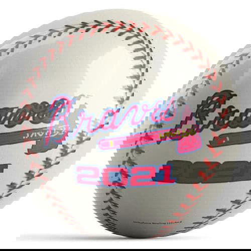 OnTheBallBowling 2021 World Series Champion Atlanta Braves Bowling Ball - BowlersParadise.com