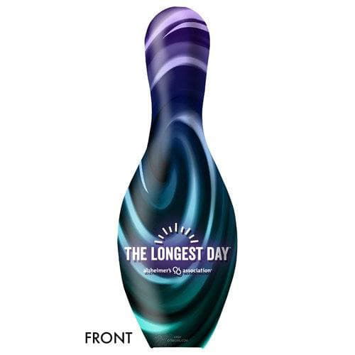 OnTheBallBowling Alzheimer's Assoc The Longest Day Bowling Pin - BowlersParadise.com