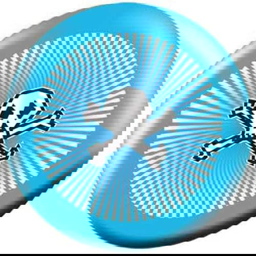 OnTheBallBowling Baby Blue Punk Skull Bowling Ball - BowlersParadise.com