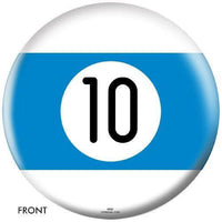 OnTheBallBowling Billiards Bowling Ball Blue Stripe 10 Ball - BowlersParadise.com