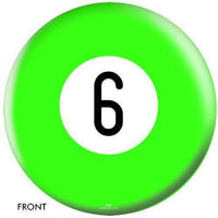 OnTheBallBowling Billiards Bowling Ball Green 6 Ball - BowlersParadise.com