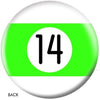 OnTheBallBowling Billiards Bowling Ball Green Stripe 14 Ball - BowlersParadise.com