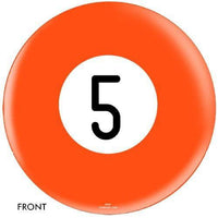 OnTheBallBowling Billiards Bowling Ball Orange 5 Ball - BowlersParadise.com
