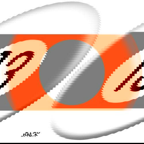 OnTheBallBowling Billiards Bowling Ball Orange Stripe 13 Ball - BowlersParadise.com