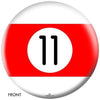 OnTheBallBowling Billiards Bowling Ball Red Stripe 11 Ball - BowlersParadise.com