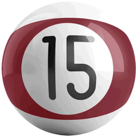 OnTheBallBowling Billiards Bowling Ball Stripe 15 Ball - BowlersParadise.com