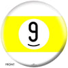 OnTheBallBowling Billiards Bowling Ball Yellow Stripe 9 Ball - BowlersParadise.com