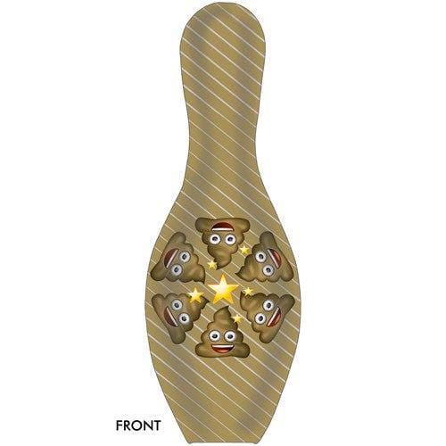 OnTheBallBowling Bowling Emoji Poo Happens Bowling Pin - BowlersParadise.com