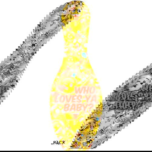 OnTheBallBowling Bowling Emoji Who Loves Ya Bowling Pin - BowlersParadise.com