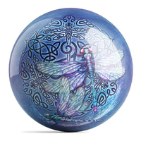 OnTheBallBowling Celtic Dragonfly Ball Bowling Ball by Brigid Ashwood - BowlersParadise.com