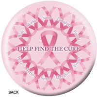 OnTheBallBowling Every Ribbon Tells A Story (Breast Cancer) Bowling Ball - BowlersParadise.com
