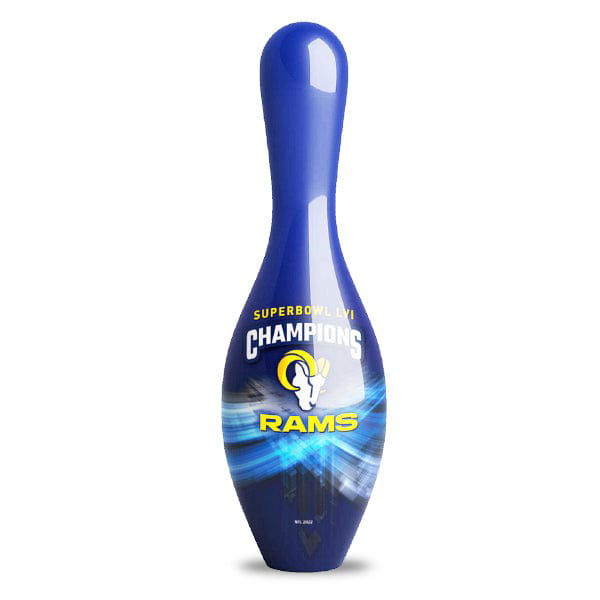 OnTheBallBowling NFL Los Angeles Rams Super Bowl LVI Champs Bowling Pin - BowlersParadise.com