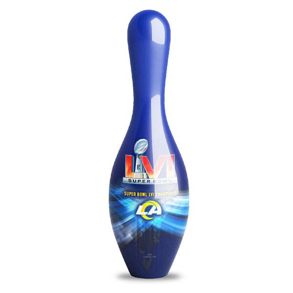 OnTheBallBowling NFL Los Angeles Rams Super Bowl LVI Champs Bowling Pin - BowlersParadise.com