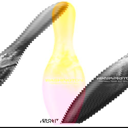 OnTheBallBowling NFL On Fire Washington Football Bowling Pin - BowlersParadise.com