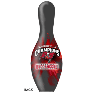 OnTheBallBowling NFL Tampa Bay Bucs Super Bowl LV Champions Bowling Pin - BowlersParadise.com