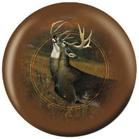 OnTheBallBowling Nature White Tailed Stag Bowling Ball - BowlersParadise.com