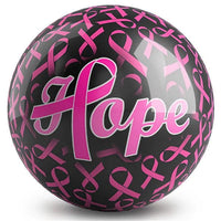 OnTheBallBowling Pink Ribbon Hope Ball Bowling Ball - BowlersParadise.com