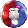 OnTheBallBowling Police Dept Red-Blue Lights Bowling Ball - BowlersParadise.com