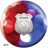 OnTheBallBowling Police Dept Red-Blue Lights Bowling Ball - BowlersParadise.com