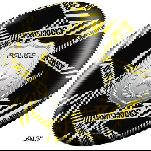 OnTheBallBowling Police Dept Yellow Tape Bowling Ball - BowlersParadise.com