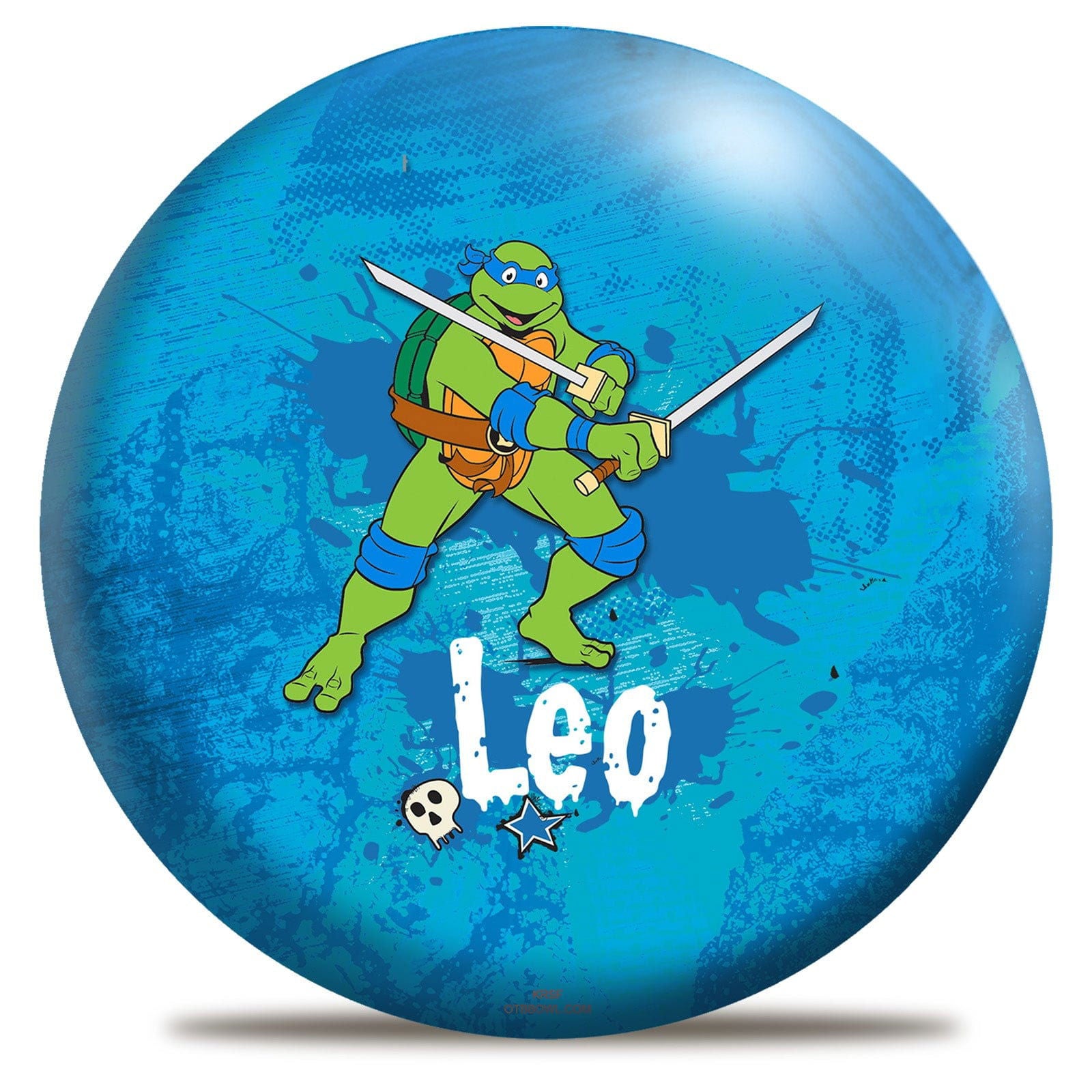 OnTheBallBowling Teenage Mutant Ninja Turtles Leonardo Bowling Ball - BowlersParadise.com