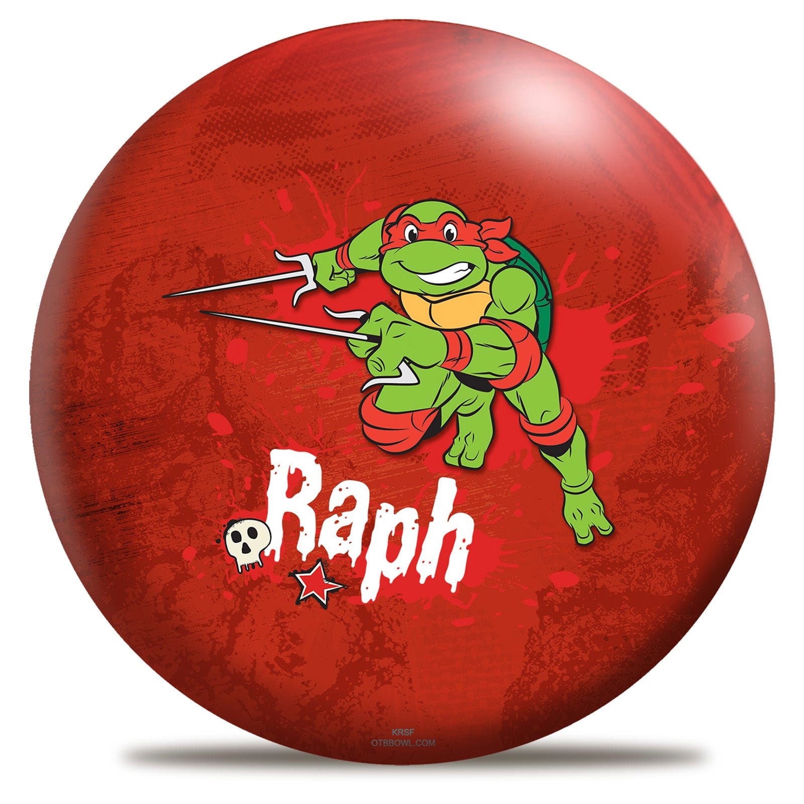 OnTheBallBowling Teenage Mutant Ninja Turtles Raphael Bowling Ball - BowlersParadise.com