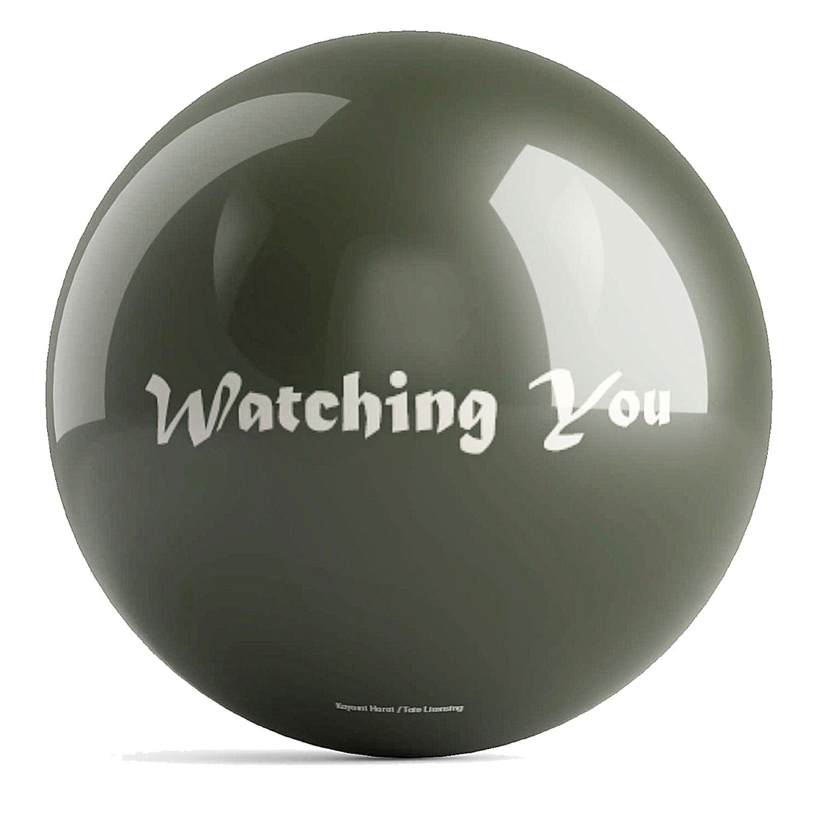 OnTheBallBowling White Tiger Watching You Ball Bowling Ball by Kayomi Harai - BowlersParadise.com