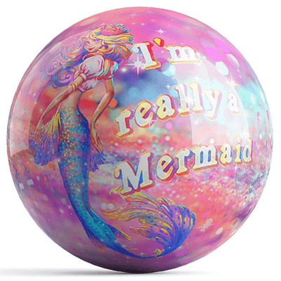 Ontheballbowling Mermaid Bowling Ball by Kelleigh Williams