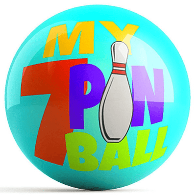 Ontheballbowling My Seven Pin Ball Bowling Ball by Kelleigh Williams