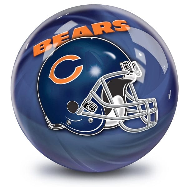 OnTheBallBowling NFL Helmet Swirl Chicago Bears Bowling Ball