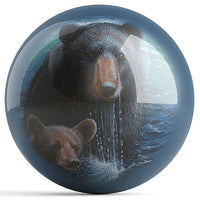 Ontheballbowling Bearly Swimming Bowling Ball by Kevin Daniel - BowlersParadise.com